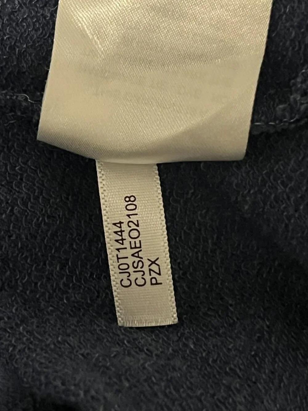 Calvin Klein Jeans Hoodie Womens Medium Blue Tie Dye CK Logo Cropped Sweatshirt - Picture 10 of 10